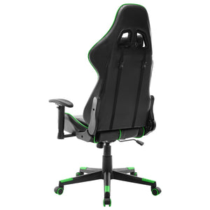 Καρέκλα Gaming Μαύρο / Πράσινο από Συνθετικό Δέρμα - PAKOBAZAAR