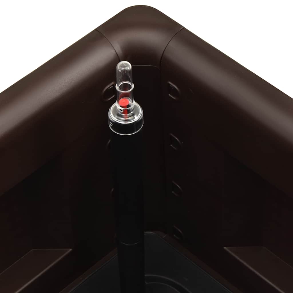 Ζαρντινιέρα Κήπου Μόκα 100x43x33 εκ. με Αυτόματο Πότισμα