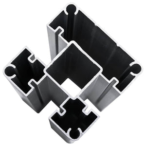 Πάνελ Περίφραξης Μαύρο 175 x 105 εκ. από WPC - PAKOBAZAAR