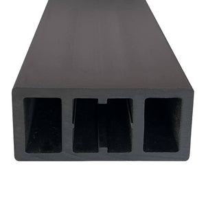 Δοκοί Deck 6 τεμ. Μαύροι 170 x 8,5 x 4,5 εκ. από WPC - Pakobazaar