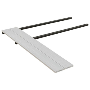 Δοκοί Deck 8 τεμ. Μαύροι 170 x 3 x 4 εκ. από WPC