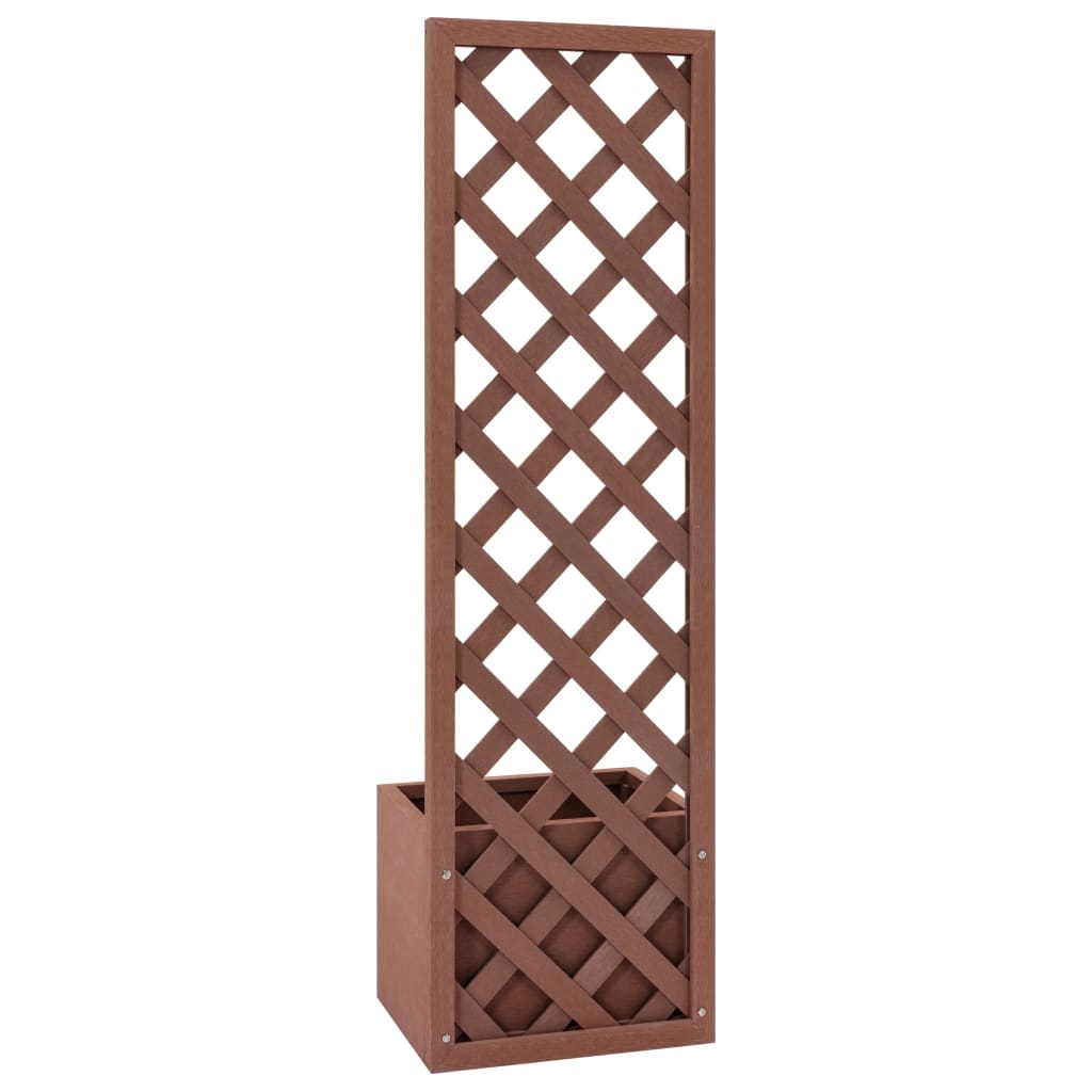 Γλάστρα με Καφασωτό 40 x 30 x 135 εκ. από WPC - Pakobazaar