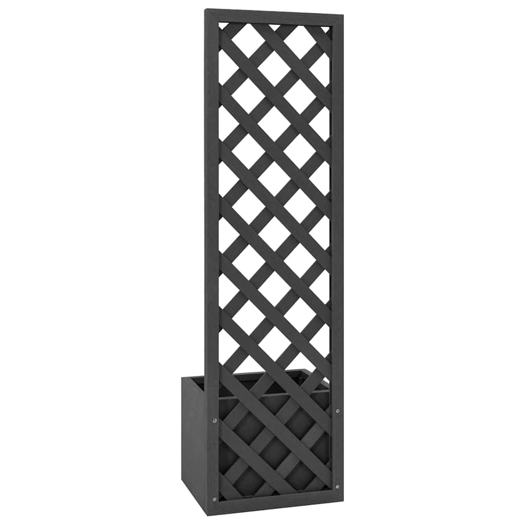 Γλάστρα με Καφασωτό 40 x 30 x 135 εκ. από WPC - Pakobazaar