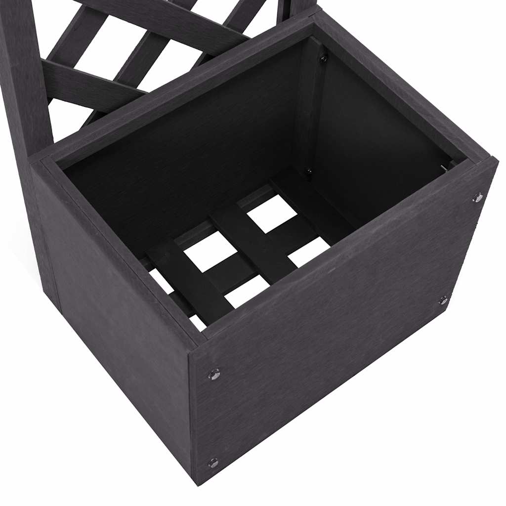 Γλάστρα με Καφασωτό 40 x 30 x 135 εκ. από WPC - Pakobazaar