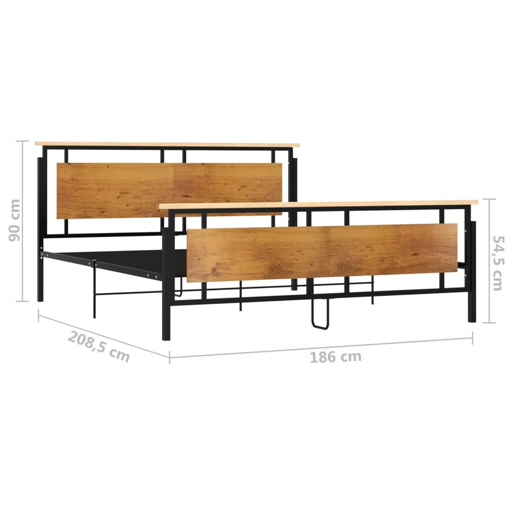 Πλαίσιο Κρεβατιού 180 x 200 εκ. Μεταλλικό - Pakobazaar