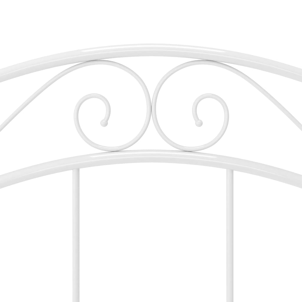 Πλαίσιο Κρεβατιού Λευκό 90 x 200 εκ. Μεταλλικό