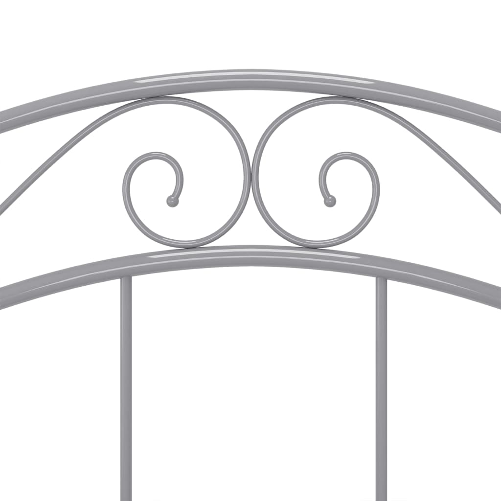 Πλαίσιο Κρεβατιού Γκρι 90 x 200 εκ. Μεταλλικό