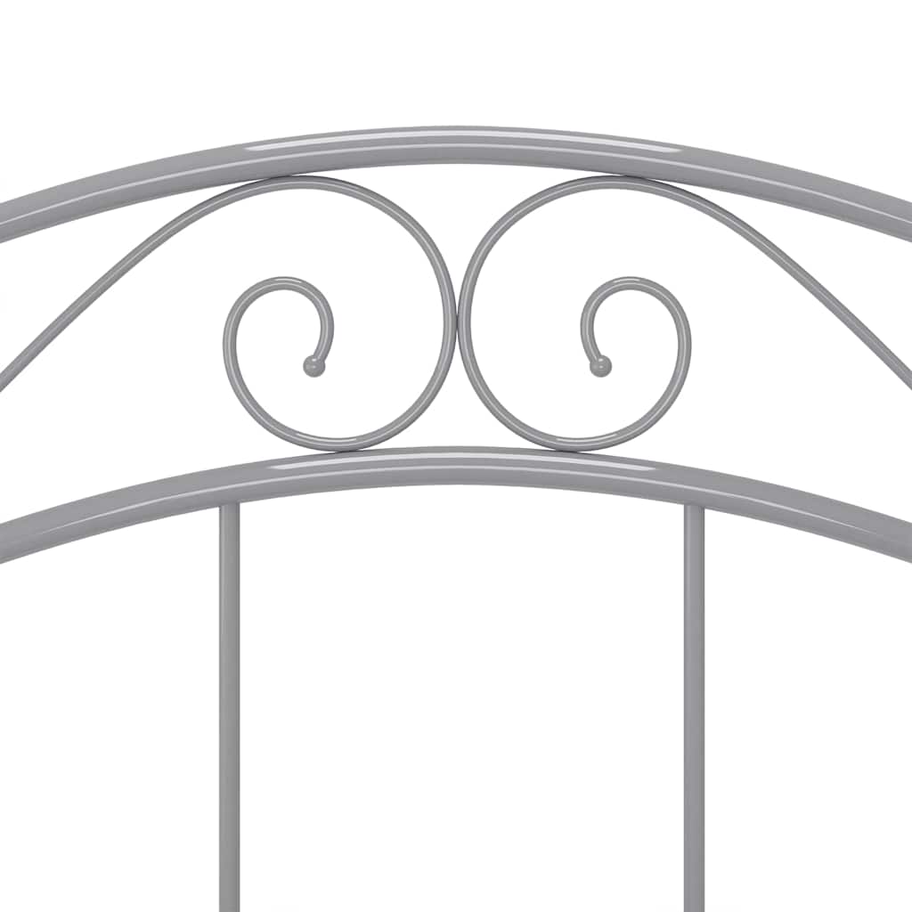 Πλαίσιο Κρεβατιού Γκρι 100 x 200 εκ. Μεταλλικό