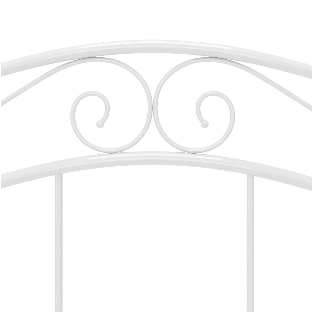 Πλαίσιο Κρεβατιού Λευκό 120 x 200 εκ. Μεταλλικό - Pakobazaar