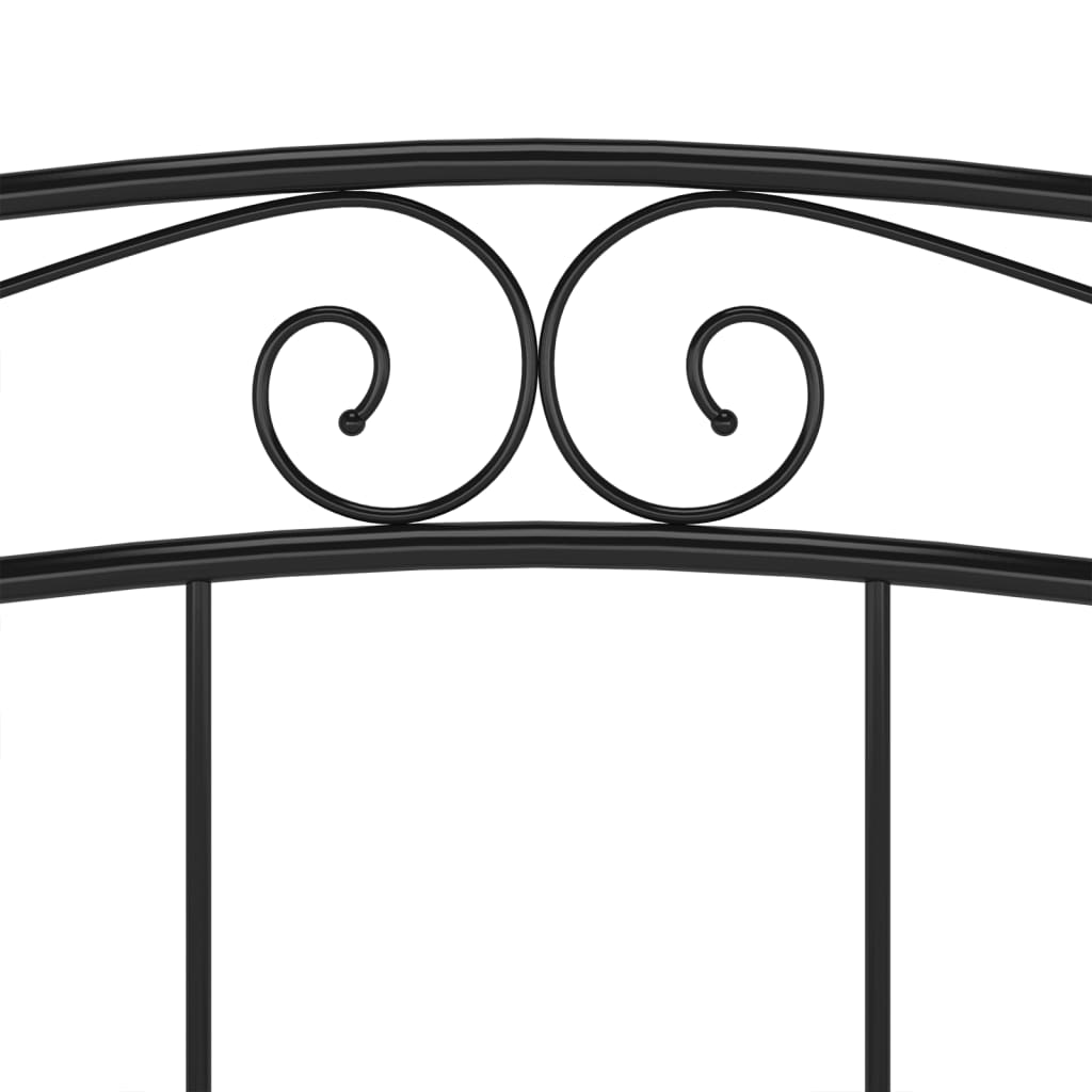 Πλαίσιο Κρεβατιού Μαύρο 140 x 200 εκ. Μεταλλικό - Pakobazaar