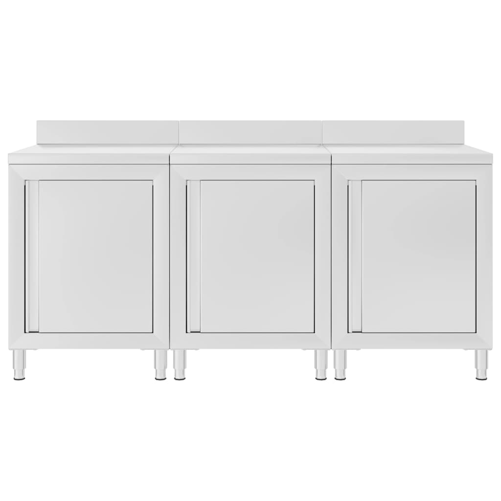 Ερμάριο Πάγκος Εργασίας 180 x 60 x 96 εκ. από Ανοξείδωτο Ατσάλι - PAKOBAZAAR