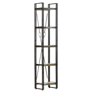 Βιβλιοθήκη με 5 Επίπεδα 40x30x180 εκ. Μασίφ Ανακυκλωμένο Ξύλο - Pakobazaar