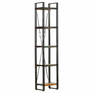 Βιβλιοθήκη με 5 Επίπεδα 40x30x180 εκ. Μασίφ Ανακυκλωμένο Ξύλο - Pakobazaar