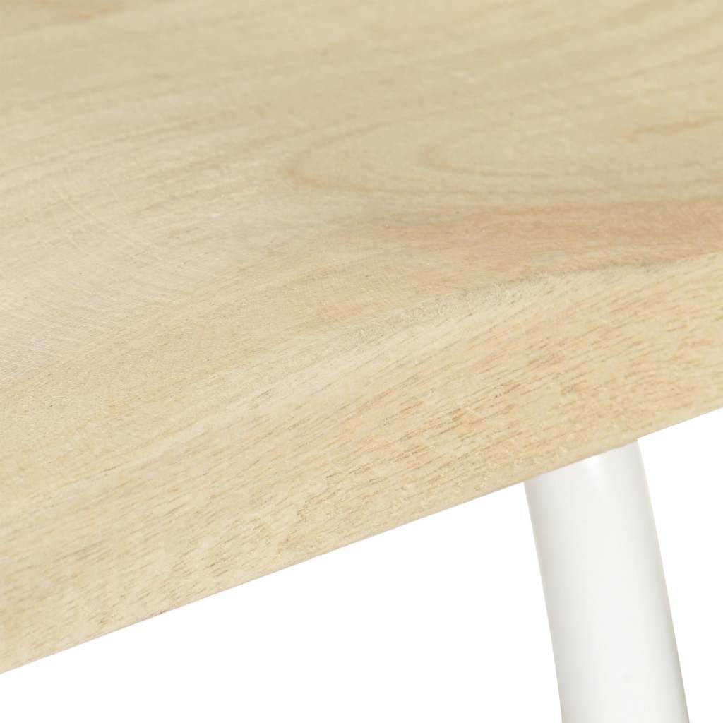 Σκαμπό Μπαρ 2 τεμ. από Μασίφ Ξύλο Μάνγκο