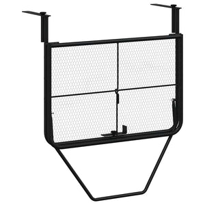 Τραπέζι Μπαλκονιού Μαύρο 60 x 40 εκ. Ατσάλινο