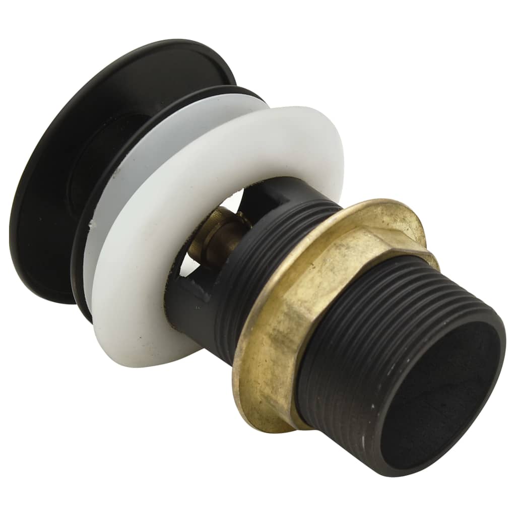 Βαλβίδα Νιπτήρα Πατητή με Υπερχείλιση Γκρι 6,4 x 6,4 x 9,1 εκ. - PAKOBAZAAR