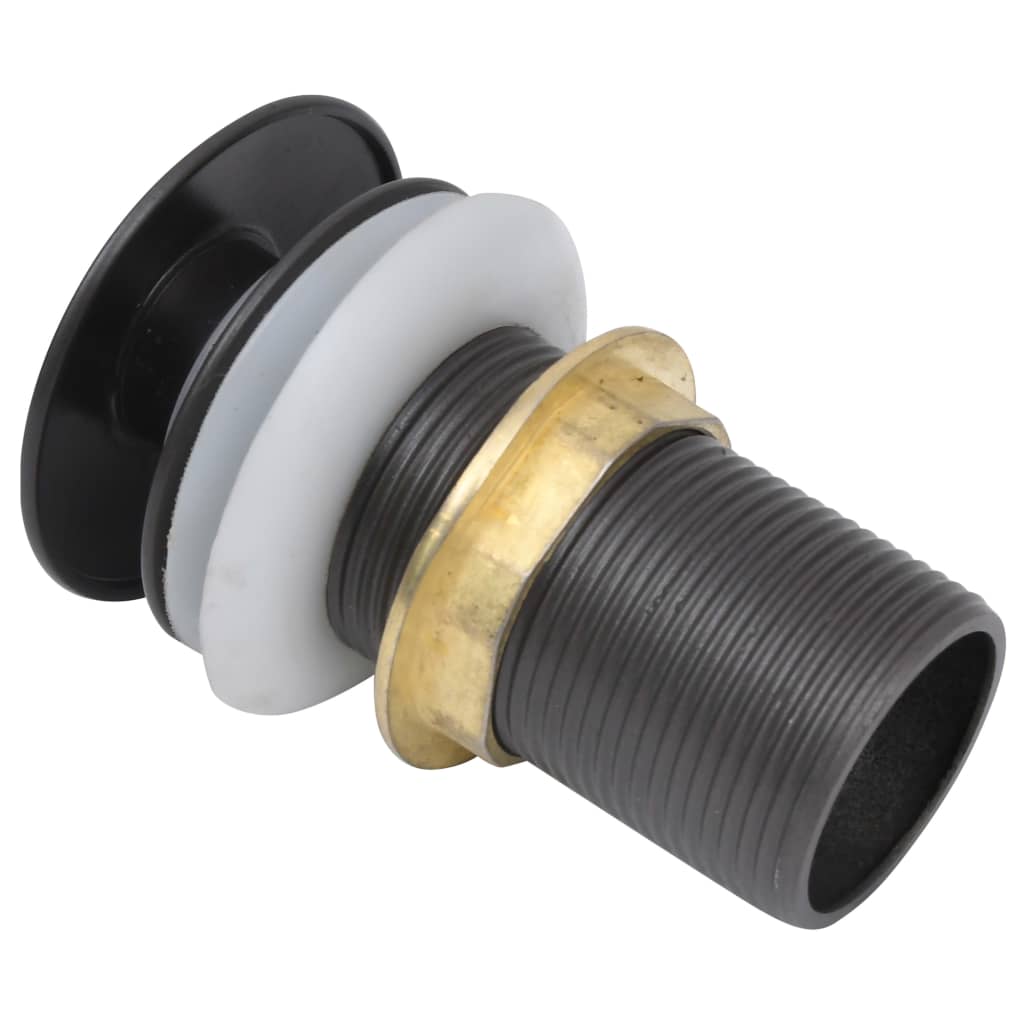 Βαλβίδα Νιπτήρα Πατητή Χωρίς Υπερχείλιση Γκρι 6,4x6,4x9,1 εκ. - PAKOBAZAAR