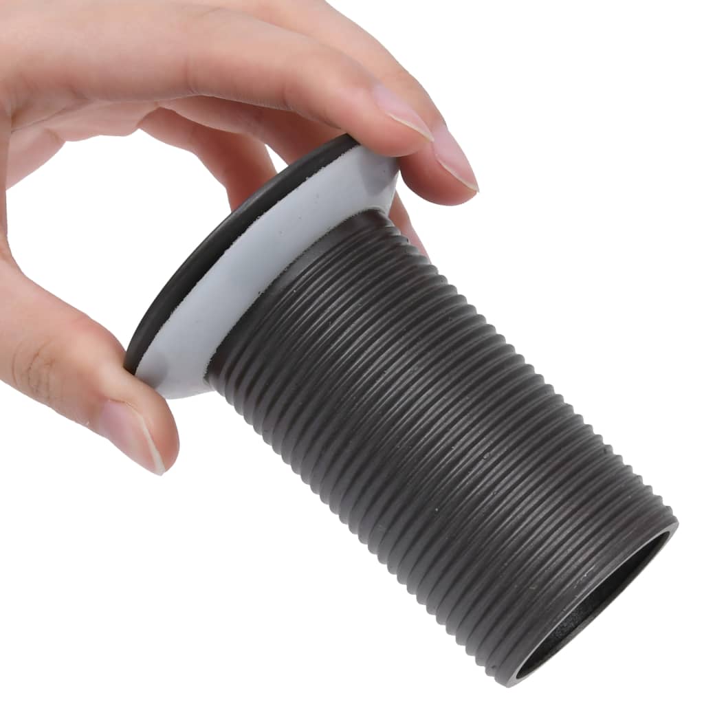 Βαλβίδα Νιπτήρα Πατητή Χωρίς Υπερχείλιση Γκρι 6,4x6,4x9,1 εκ. - PAKOBAZAAR