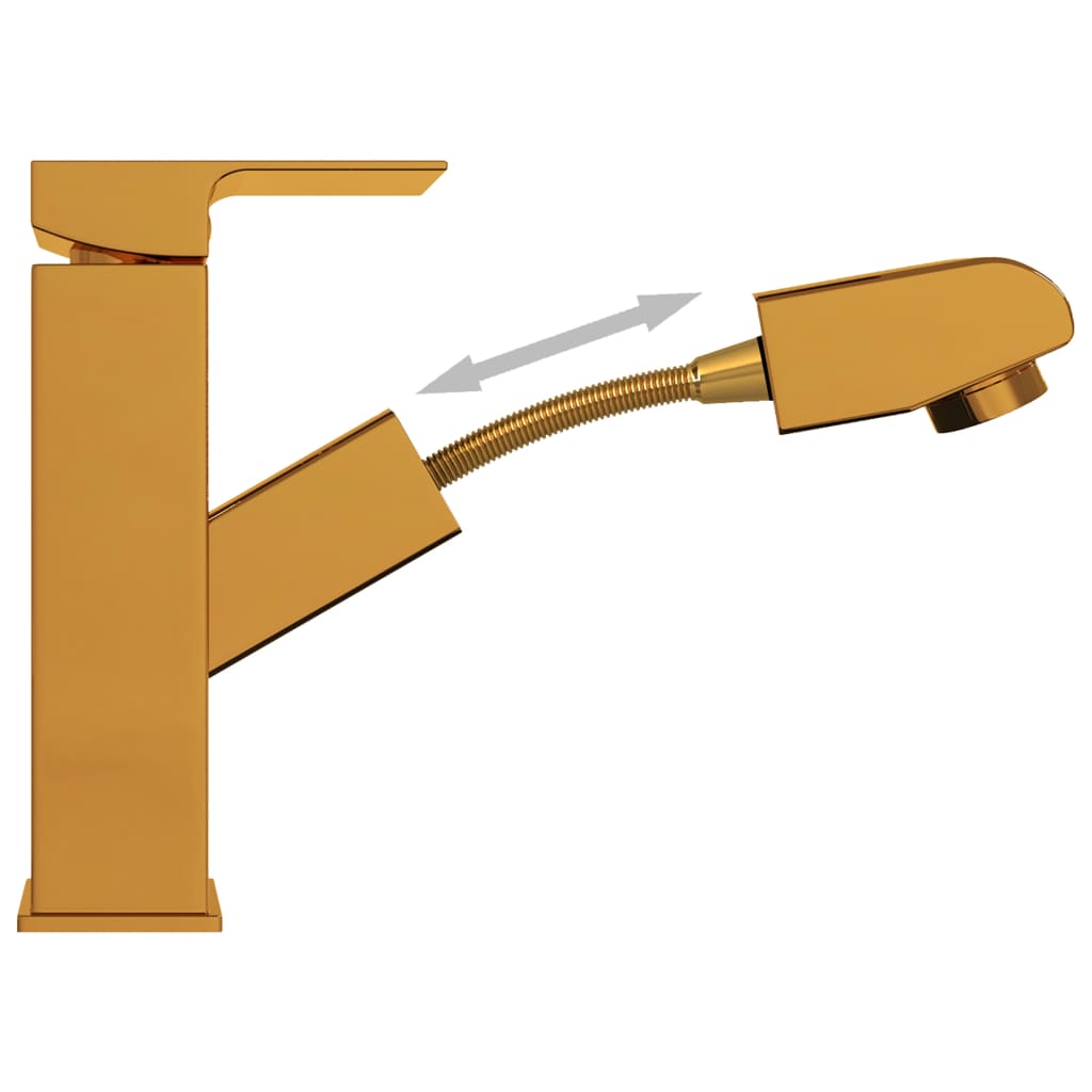 Μπαταρία Νιπτήρα Μπάνιου Αποσπώμενη Χρυσή 157 x 172 χιλ. - PAKOBAZAAR