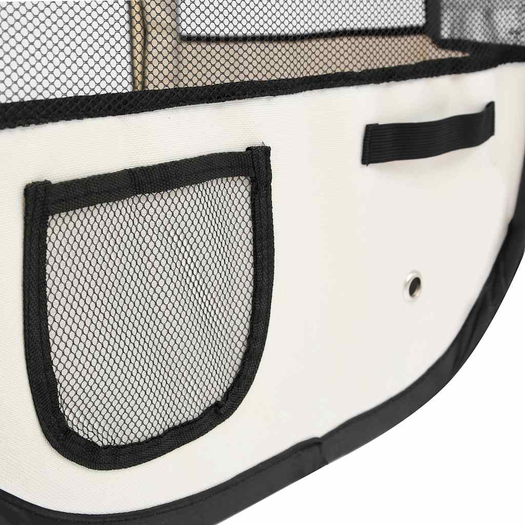 Πάρκο Σκύλου Πτυσσόμενο Μπλε 145x145x61 εκ. με Σάκο Μεταφοράς - PAKOBAZAAR