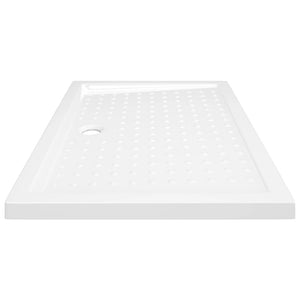 Βάση Ντουζιέρας με Σχέδιο Τάπας Λευκή 70 x 100 x 4  εκ. από ABS - PAKOBAZAAR