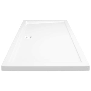 Βάση Ντουζιέρας Ορθογώνια Λευκή 70 x 120 εκ. από ABS - PAKOBAZAAR