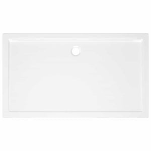 Βάση Ντουζιέρας Ορθογώνια Λευκή 70 x 120 εκ. από ABS - PAKOBAZAAR