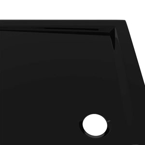 Βάση Ντουζιέρας Ορθογώνια Μαύρη 80 x 100 εκ. από ABS - PAKOBAZAAR
