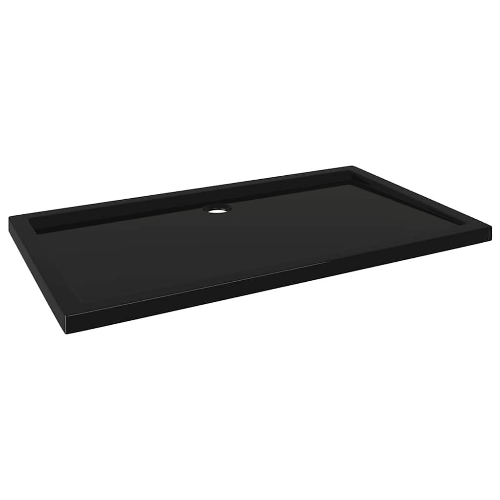 Βάση Ντουζιέρας Ορθογώνια Μαύρη 70 x 120 εκ. από ABS - PAKOBAZAAR