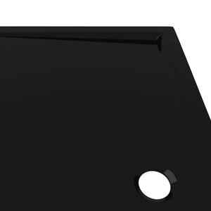 Βάση Ντουζιέρας Ορθογώνια Μαύρη 70 x 120 εκ. από ABS - PAKOBAZAAR
