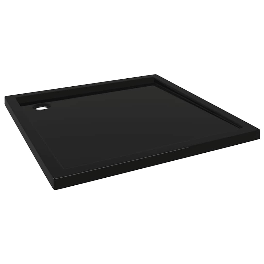 Βάση Ντουζιέρας Τετράγωνη Μαύρη 80 x 80 εκ. από ABS - PAKOBAZAAR