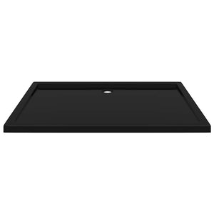 Βάση Ντουζιέρας Ορθογώνια Μαύρη 80 x 120 εκ. από ABS - PAKOBAZAAR