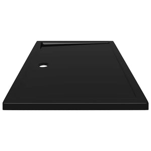 Βάση Ντουζιέρας Ορθογώνια Μαύρη 80 x 120 εκ. από ABS - PAKOBAZAAR