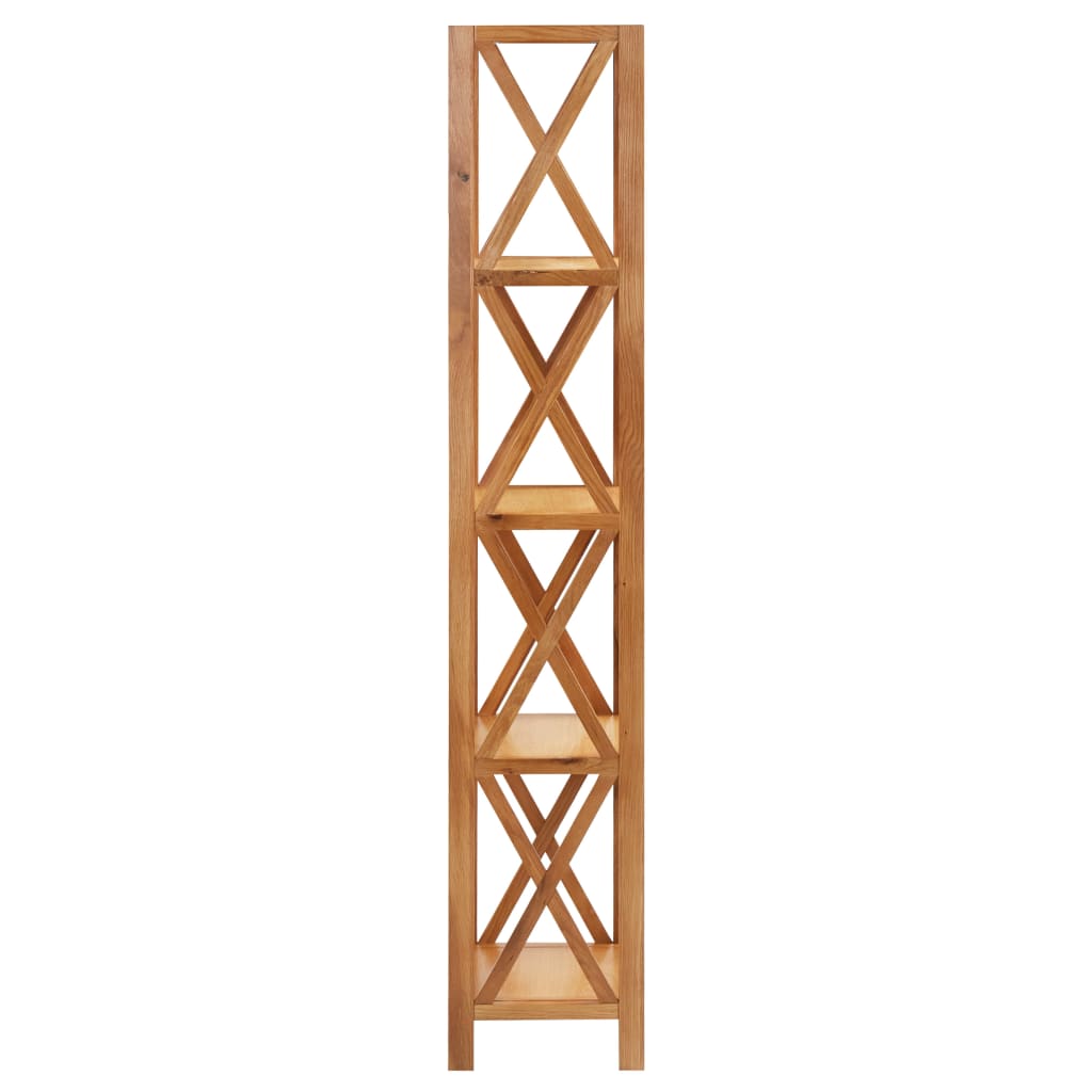 Ραφιέρα 5 Επιπέδων 40 x 30 x 163,5 εκ. Μασίφ Ξύλο Δρυός