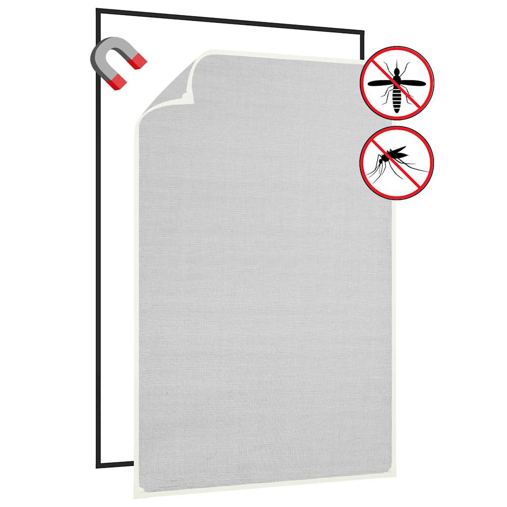 Σήτα Παραθύρου Μαγνητική Λευκή 80 x 120 εκ. από Fibreglass