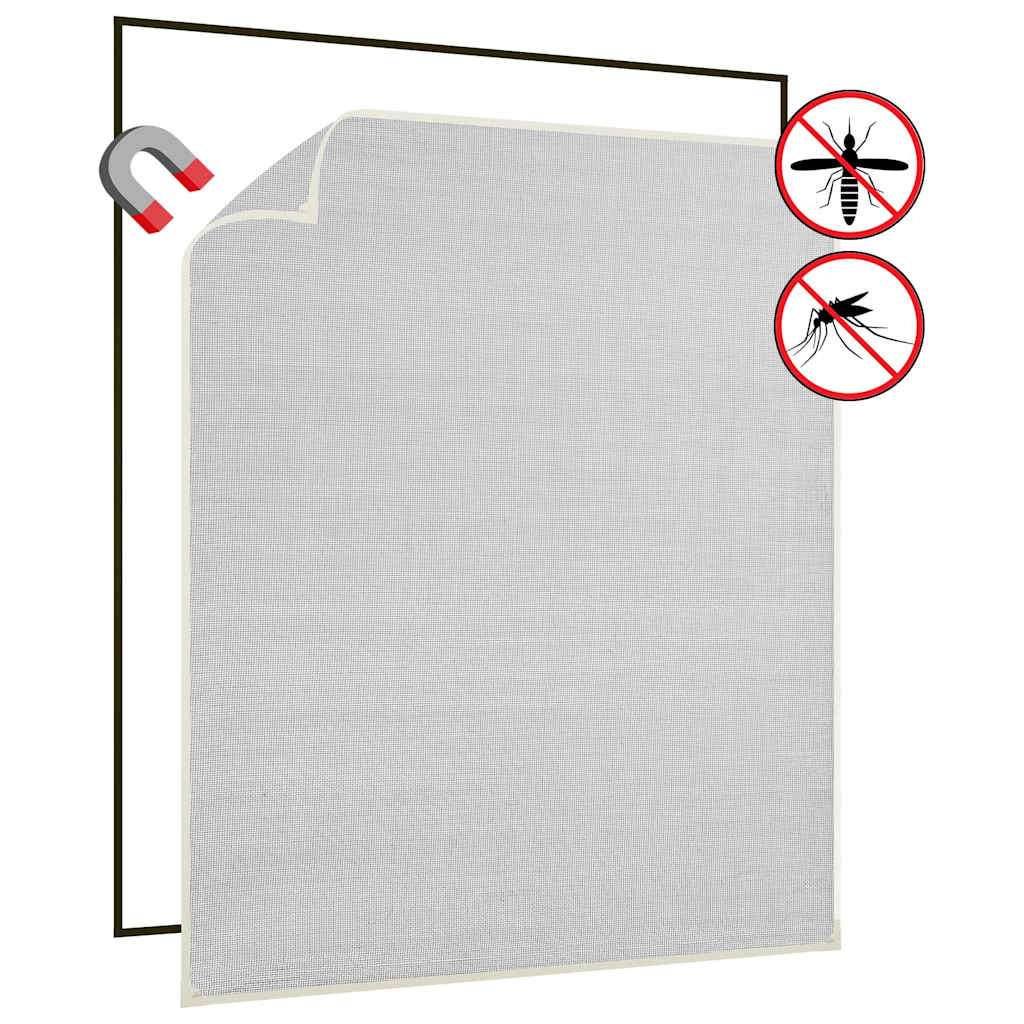 Σήτα Παραθύρου Μαγνητική Λευκή 120 x 140 εκ. από Fibreglass