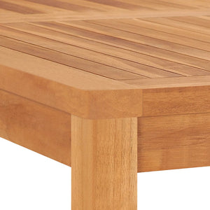 Τραπεζαρία Κήπου 120 x 120 x 77 εκ. από Μασίφ Ξύλο Teak