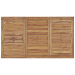 Τραπεζαρία Κήπου 140 x 80 x 77 εκ. από Μασίφ Ξύλο Teak - Pakobazaar