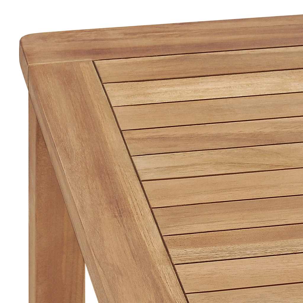 Τραπεζαρία Κήπου 140 x 80 x 77 εκ. από Μασίφ Ξύλο Teak - Pakobazaar