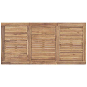 Τραπεζαρία Κήπου 160 x 80 x 77 εκ. από Μασίφ Ξύλο Teak