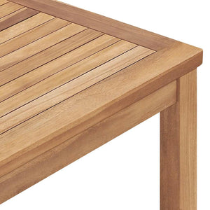 Τραπεζαρία Κήπου 160 x 80 x 77 εκ. από Μασίφ Ξύλο Teak
