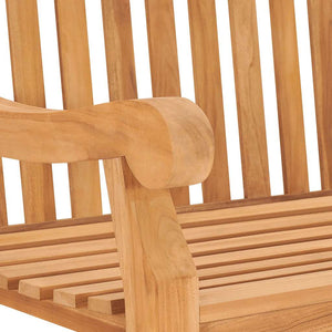 Παγκάκι κήπου Καφέ 120 x 69 x 92 εκ. Μασίφ ξύλο teak - Pakobazaar