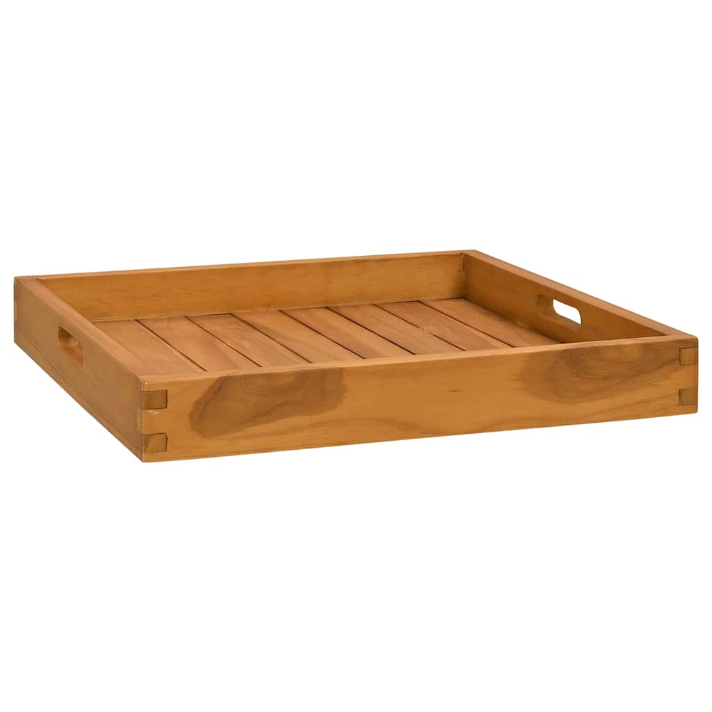 Δίσκος Σερβιρίσματος 50 x 50 εκ. από Μασίφ Ξύλο Teak