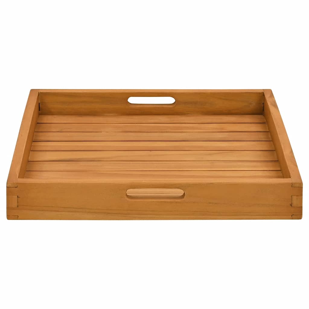 Δίσκος Σερβιρίσματος 50 x 50 εκ. από Μασίφ Ξύλο Teak