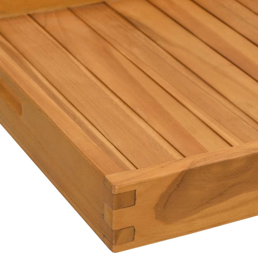 Δίσκος Σερβιρίσματος 50 x 50 εκ. από Μασίφ Ξύλο Teak