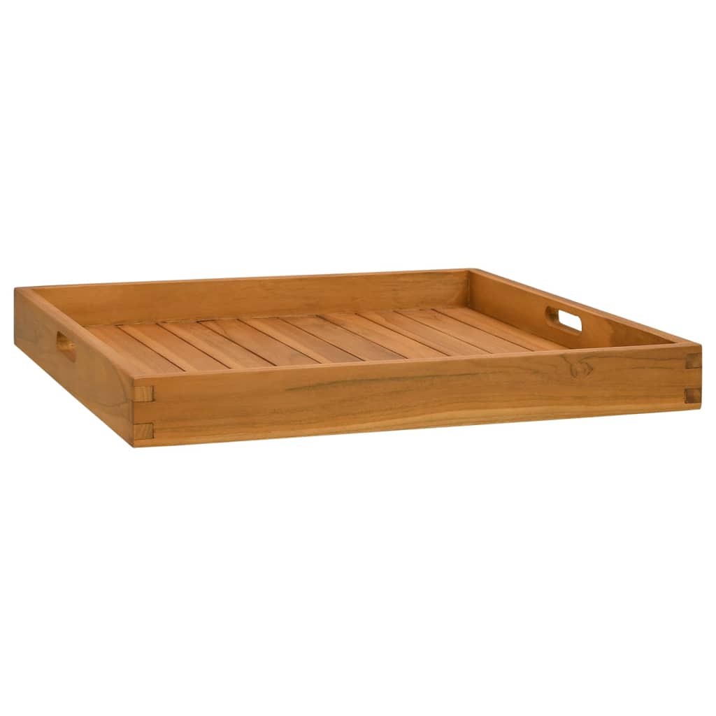 Δίσκος Σερβιρίσματος 60 x 60 εκ. από Μασίφ Ξύλο Teak