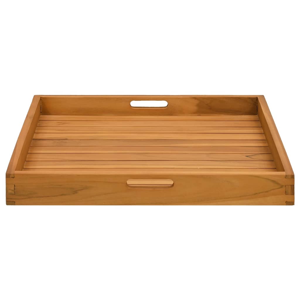 Δίσκος Σερβιρίσματος 60 x 60 εκ. από Μασίφ Ξύλο Teak