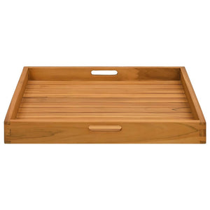 Δίσκος Σερβιρίσματος 60 x 60 εκ. από Μασίφ Ξύλο Teak