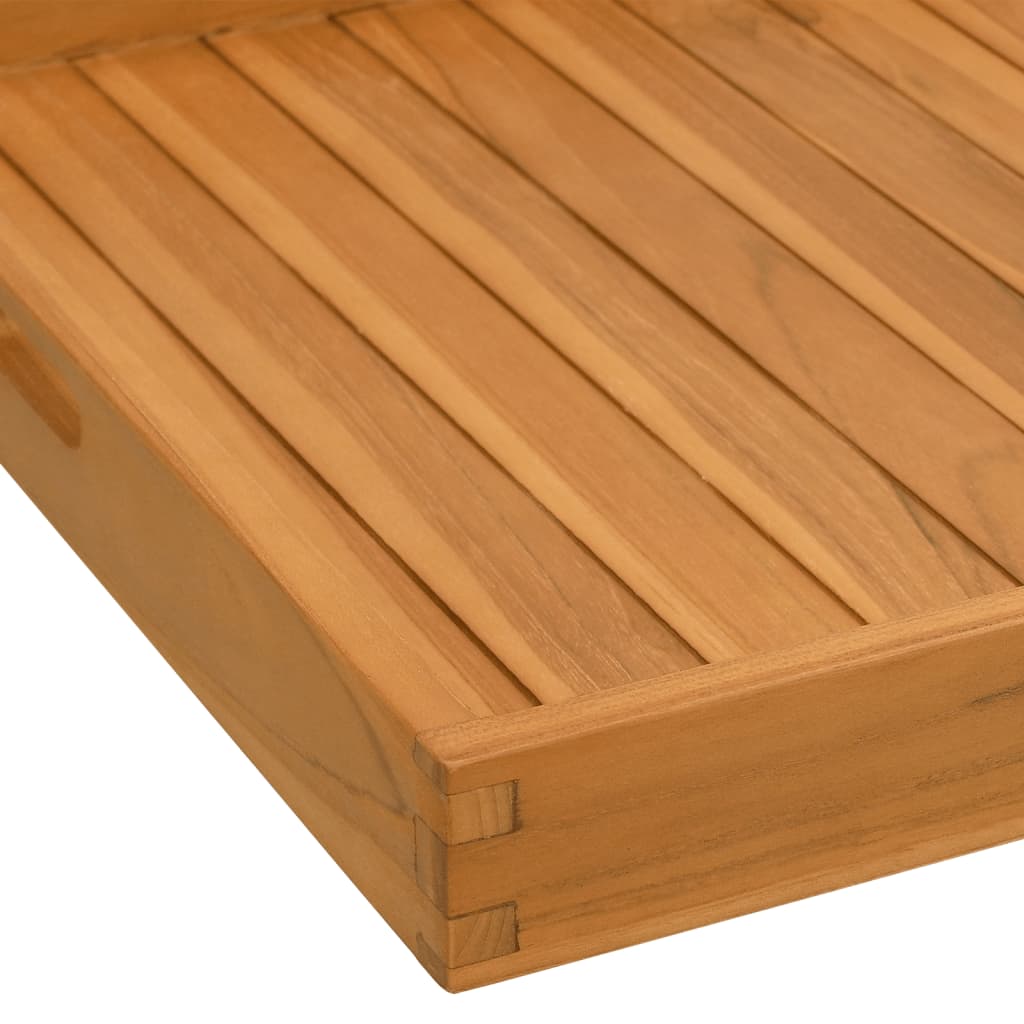 Δίσκος Σερβιρίσματος 60 x 60 εκ. από Μασίφ Ξύλο Teak