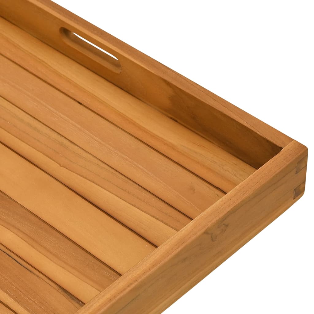Δίσκος Σερβιρίσματος 60 x 60 εκ. από Μασίφ Ξύλο Teak